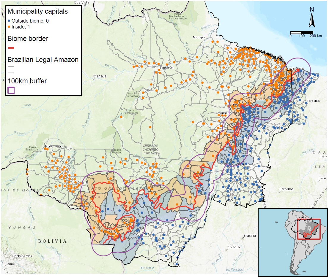 Replication Code & Data for: Health benefits of reduced deforestation in the Brazilian Amazon