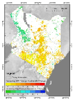 Productivity Change and Number of Land Cover Changes in Kenya between 2001 and 2011