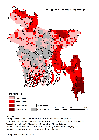Marginality Hotspots Bangladesh, 2005-2010