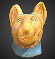 Mummy mask of a cat