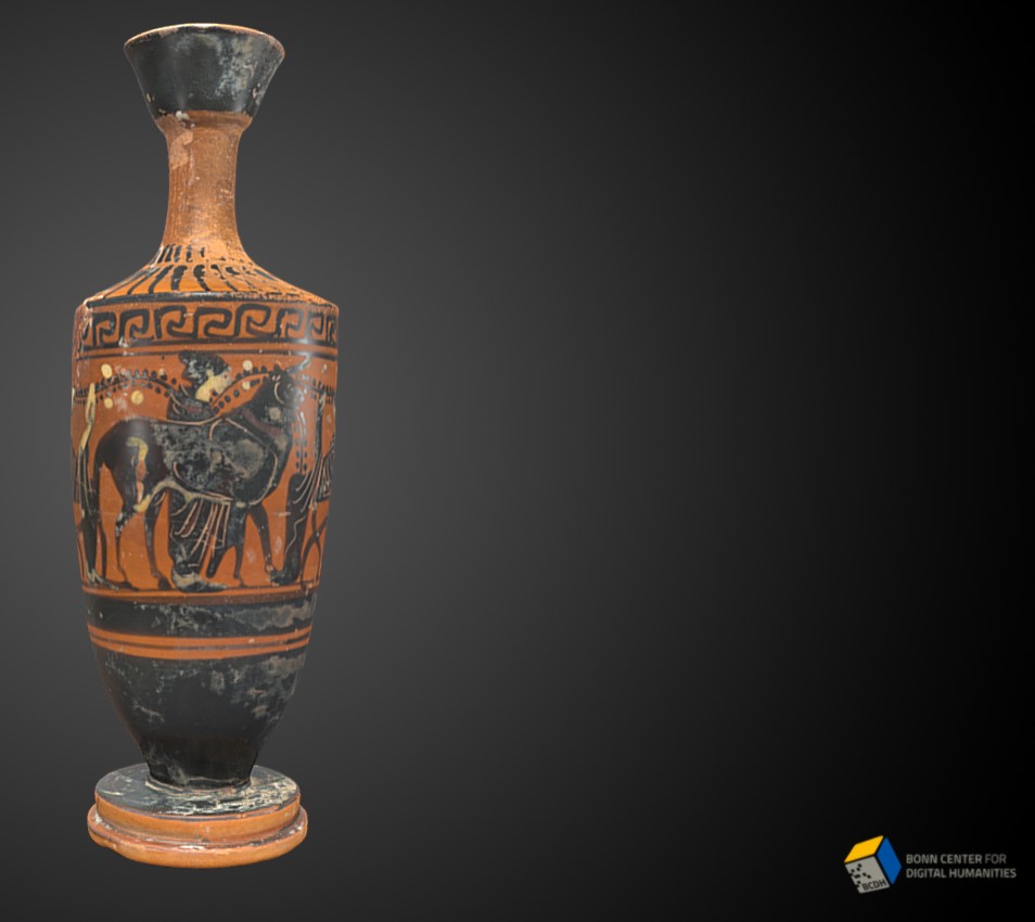 Attic Black-Figure Lekythos in the Academis Art Museum Bonn (Inv. 50)