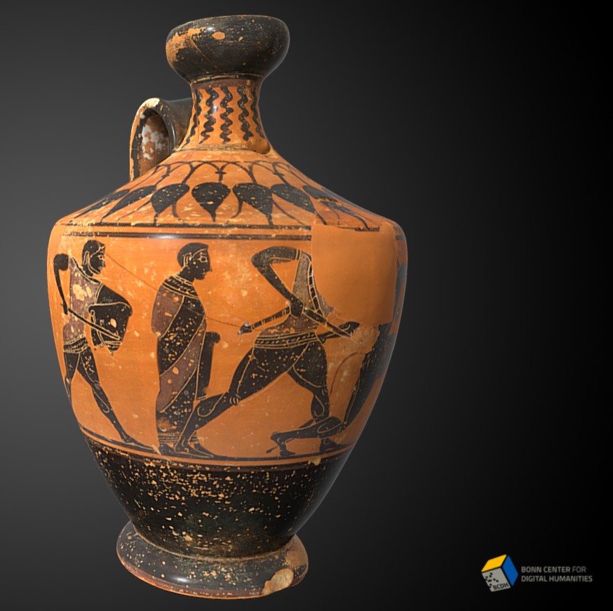 Attic Black-Figure Lekythos in the Academic Art Museum Bonn (Inv. 325)