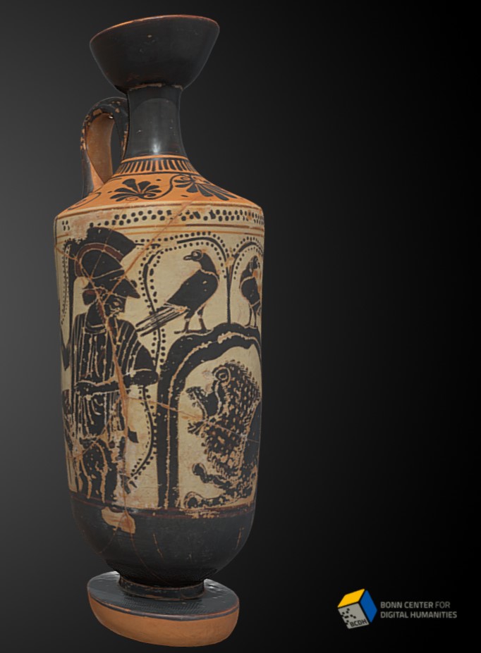 Attic Black-Figure Lekythos in the Academic Art Museum Bonn (Inv. 2670)