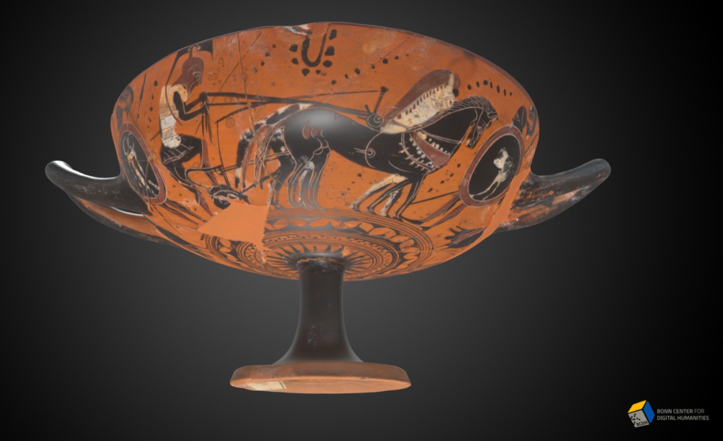 Attic Black-Figure Bowl in the Academic Art Museum Bonn (Inv. 51a)